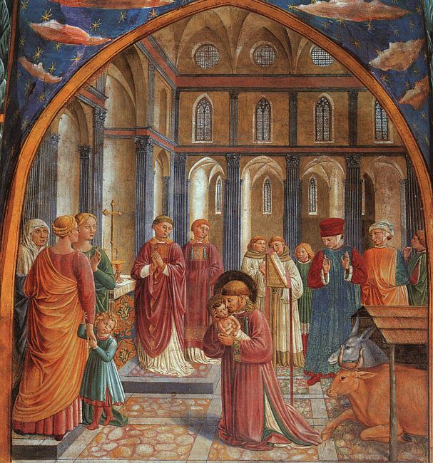 Benozzo Gozzoli Establishment of the Manger at Greccio